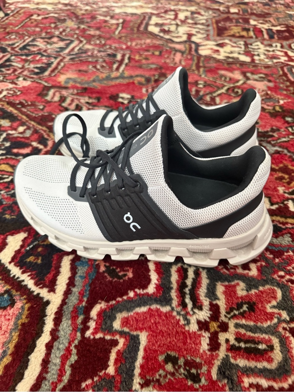 On Running Cloud womens Running Shoes - White/Black - Picture 3 of 4